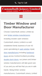 Mobile Screenshot of custombuiltwindowsanddoors.co.uk
