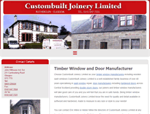 Tablet Screenshot of custombuiltwindowsanddoors.co.uk